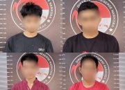 Satreskoba Polres Kukar Ringkus Empat Pelaku Pengedar Sabu-sabu di Tenggarong