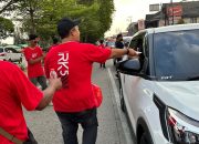 RK5 Dan Milenial Bagikan Masker Hadapi Dampak Polusi Udara Akibat Karhutla