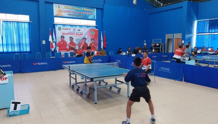 Turnamen Tenis Meja Bupati Cup 2023 Ajang Cari Bibit Muda Berprestasi