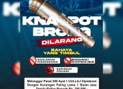 Satlantas Polres Kukar Aktif Sosialisasi dan Tindak Pengguna Knalpot Brong