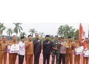 Penyerahan Panji panji Keberhasilan Pembangunan, Ini Pesan Bupati Edi Damansyah