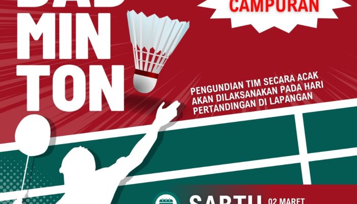Meriahkan HPN 2024, PWI Kukar Bakal Gelar Pertandingan Bulutangkis Antar Wartawan