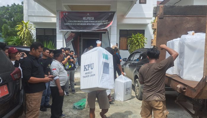 KPU Kukar Mulai Distribusikan Logistik Pemilu ke Kecamatan