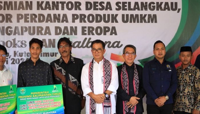 Pj Gubernur Kaltim Resmikan Kantor Desa Selangkau Kaliorang