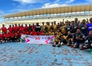 Semarakan HPN 2024, PWI Kutai Kartanegara Gelar Trofeo Sepak Bola