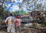 Rumah Warga di Jalan Waduk Panji Tenggarong Ludes Terbakar