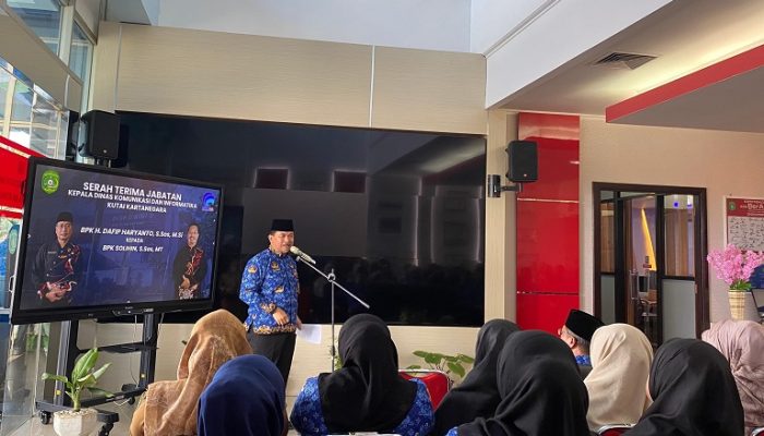 Hadiri Sertijab Plt Kadiskominfo Kukar, Ini Pesan Sekda Sunggono