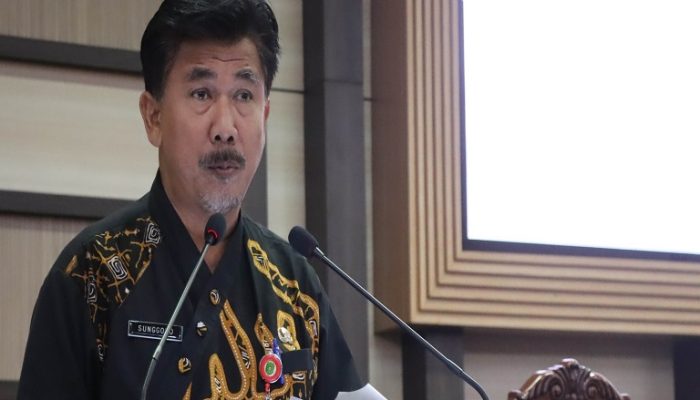Sekda Sunggono Sampaikan LKPJ Bupati Kukar Tahun 2023