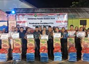 Bupati Edi Hadiri Syukuran Pemilu Damai 2024 di Kelurahan Maluhu