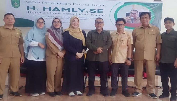Sekda Sunggono Apresiasi Atas Dedikasi H.Hamly Kepala Dinsos Kukar Selama Bertugas