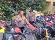 Ungkap Kasus Curanmor, Polres Kukar Amankan 7 Tersangka dan 45 Sepeda Motor