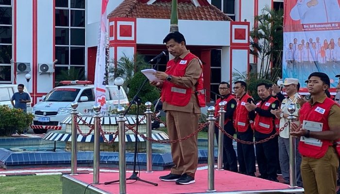 Pimpin Apel Siaga Lebaran, Ini Pesan Sekda Sunggono