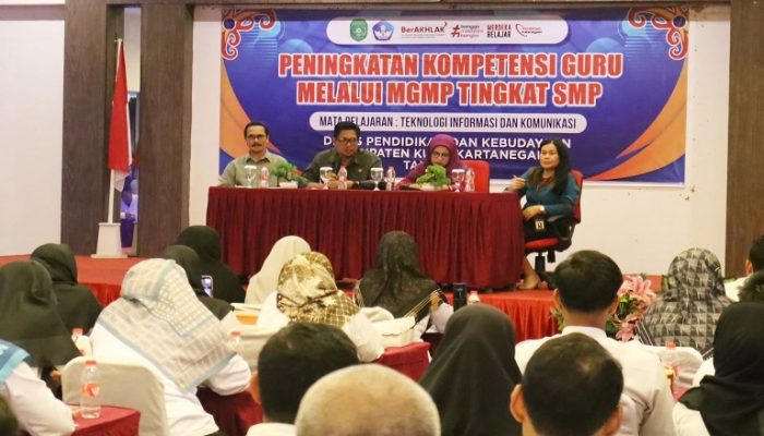 Disdikbud Kukar Fasilitasi Peningkatan Kompetensi Guru Melalui MGMP Tingkat SMP