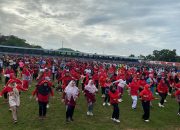 Senam Bersama Masyarakat, Bupati Kukar : Semangat Membangun Pendidikan