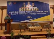 Sosialisasi Perda Nomor 8 tahun 2022 Tentang Kepemudaan, Dispora Kukar Berharap Dapat Diimplementasikan