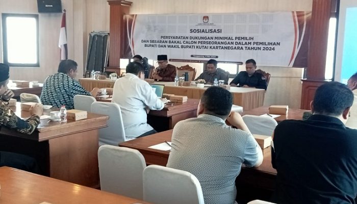 KPU Kukar Sosialisasikan Persyaratan Dukungan Paslon Perseorangan Pilkada Serentak 2024