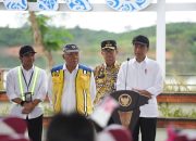 Presiden Jokowi Resmikan Bendungan Sepaku Semoi