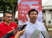 Sekda Kukar Ikuti Senam Jantung Sehat dan Pemeriksaan Tekanan Darah, Peringatan Hari Hipertensi se Dunia