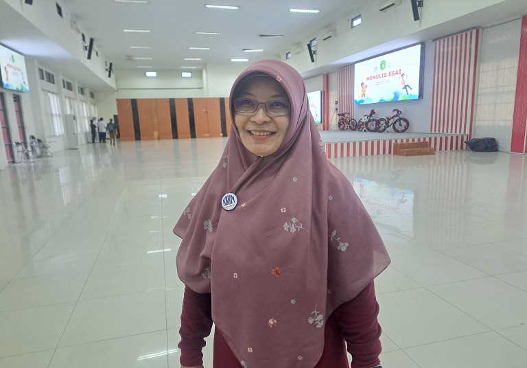 Ketua KBKPI Kukar yang juga Kasi Penjaminan Mutu Kelembagaan SMP Disdikbud Kukar, Emi Rosana Saleh