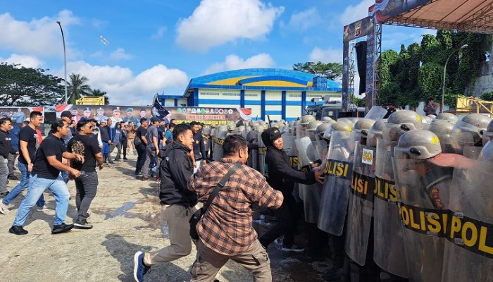 Jelang Pilkada Serentak 2024, Polres Kukar Gelar Simulasi Pengamanan Simpamkota