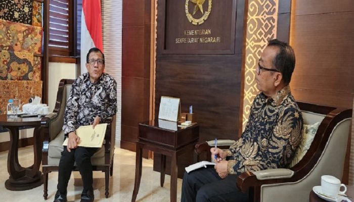 Bertemu Jajaran Pengurus PWI Pusat, Mensesneg Pratikno Siap Wujudkan Gedung Ikonik di Yogyakarta dan Pusat Diklat Internasional