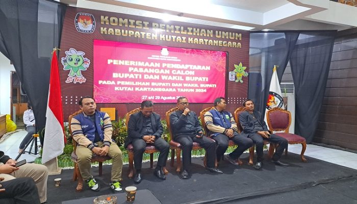 Tiga Paslon “Bertarung” di Pilkada Kukar 2024, KPU Nyatakan Berkas Lengkap