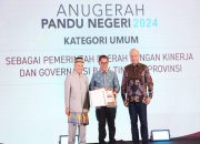 Pemprov Kaltim Terima Anugerah Pandu Negeri Sebagai Pemerintah Daerah Berkinerja Baik