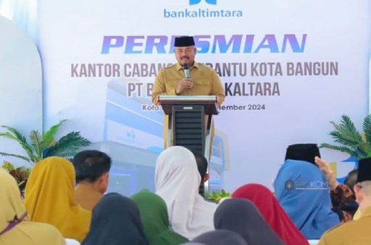 Bupati Edi Resmikan Kantor Kas Bankaltimtara di Kota Bangun 1 Peresmian kas Bankaltimtara