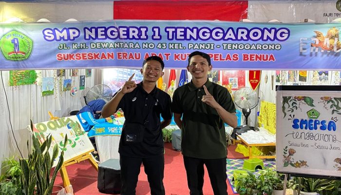 SMPN 1 Tenggarong Ikuti Stan Expo Erau 2024, Tampilkan Karya Batik