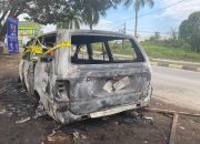 Mobil Terbakar Usai Ngetap Bahan Bakar Minyak