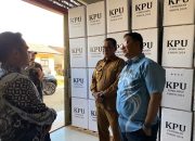 Pj Gubernur Kaltim Akmal Malik Lakukan Peninjauan Gudang Logistik KPU Berau