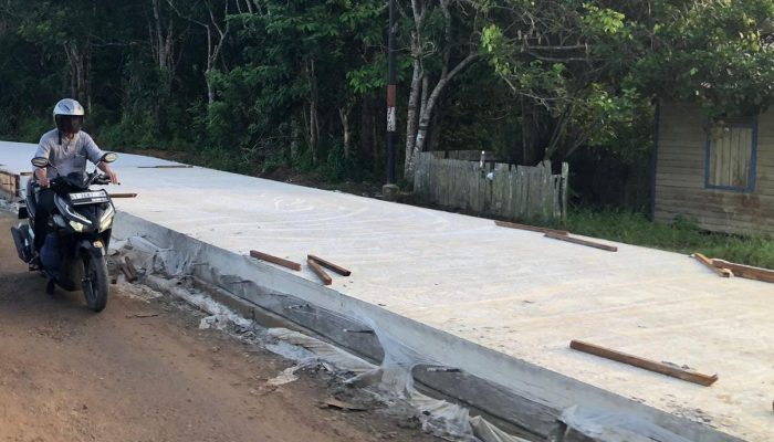 Percepat Akses Pelayanan Masyarakat, Pemdes Bendang Raya Fokus Peningkatan Jalan