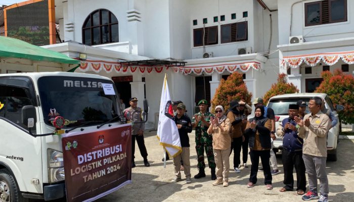 Serentak, Logistik Pilkada Kukar Didistribusikan Minggu 24 November 2024
