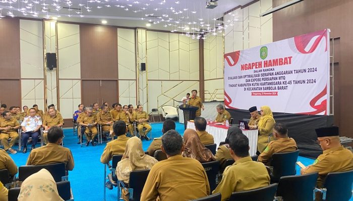 Pemkab Kukar Gelar Ngapeh Hambat, Evaluasi dan Optimalkan Serapan Anggaran 2024