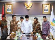 Pengurus SMSI Pusat Dipimpin Ketum Firdaus  Gelar Audiensi dengan Mensos Saifullah Yusuf