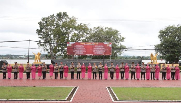 Polres Kukar Gelar Upacara Serah Terima Jabatan Kabagops, Kasat dan Kapolsek