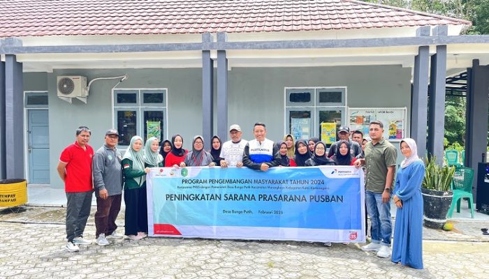 Peduli Kesehatan Masyarakat, PT Pertamina Hulu Sanga Sanga Dukung Peningkatan Fasilitas Pustu