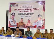 Polindes Desa Loa Lepu Diresmikan, Bupati Kukar: Agar Dikelola dengan Baik