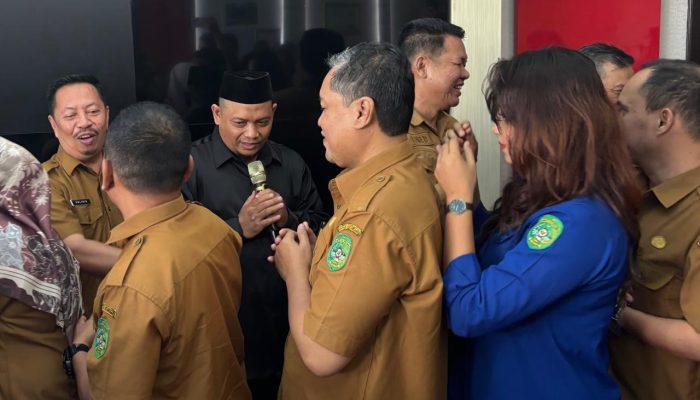 Suasana Hangat di Hari Pertama Kerja, Diskominfo Kukar Gelar Halal Bihalal dan Donor Darah