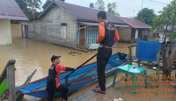 Usai Banjir di Loa Kulu: BPBD Kukar Terus Siaga di Titik Rawan