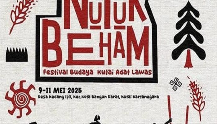 Disdikbud Kukar Fasilitasi Nutuk Beham Festival Budaya Kutai Adat Lawas