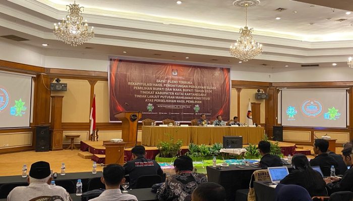 Pleno Rekapitulasi Suara PSU Kukar Berjalan Lancar, KPU Apresiasi Semua Pihak