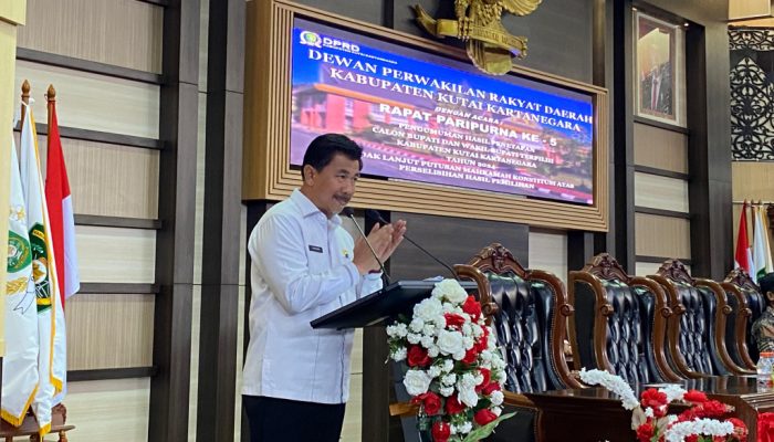 Rapat Paripurna Penetapan Bupati dan Wakil Bupati Terpilih Kukar, Sekda Sunggono: Awal Baru untuk Kukar yang Lebih Maju