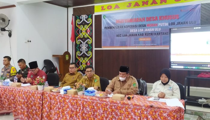 Pengurus Koperasi Merah Putih Desa Loa Janan Ulu Terbentuk, Ini Harapan Kepala DPMD Kukar
