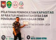 Tahun Ini DPMD Kukar Kembali Akan Menggelar Peningkatan Kapasitas Aparatur Pemdes Dan Pengurus Kelembagaan Desa