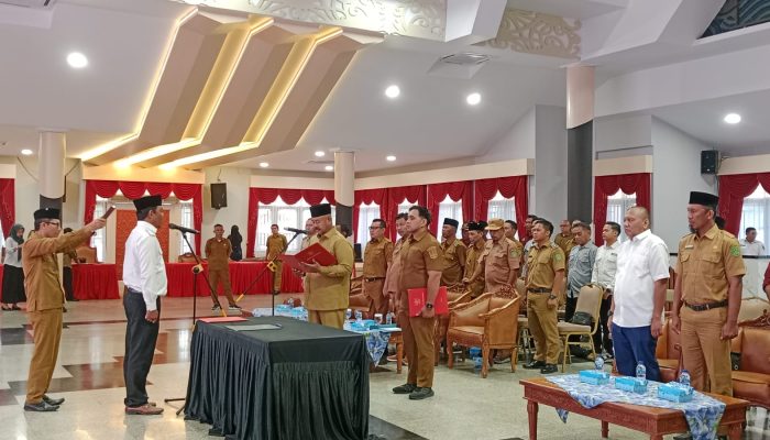 Hadiri Pelantikan Pj Kades Long Beleh Modang dan 12 Anggota BPD PAW, Ini Harapan Arianto
