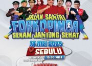 Jalan Santai dan Senam Jantung Sehat Forkopimda Kembali Digelar di Sebulu