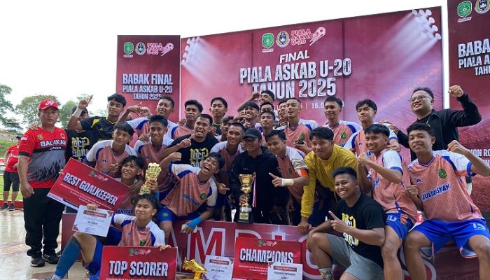 Piala Askab U-20 Resmi Ditutup, Kecamatan Tenggarong Raih Juara 1