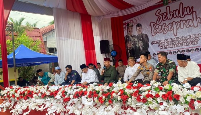 Doa Bersama dan Tradisi Beseprah Meriahkan HUT Ke-60 Kecamatan Sebulu