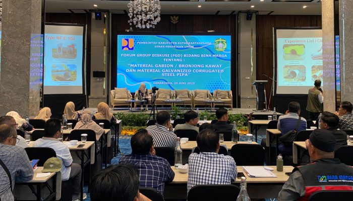Dinas PU Kukar Gelar FGD Bina Marga, Bahas Inovasi Material Bronjong dan Baja Gelombang